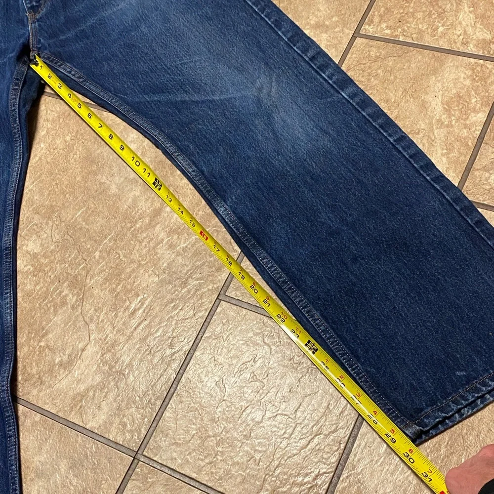 Levi's Dark Blue Straight Men's 36/30 Jeans with some fading Timeless Classic
